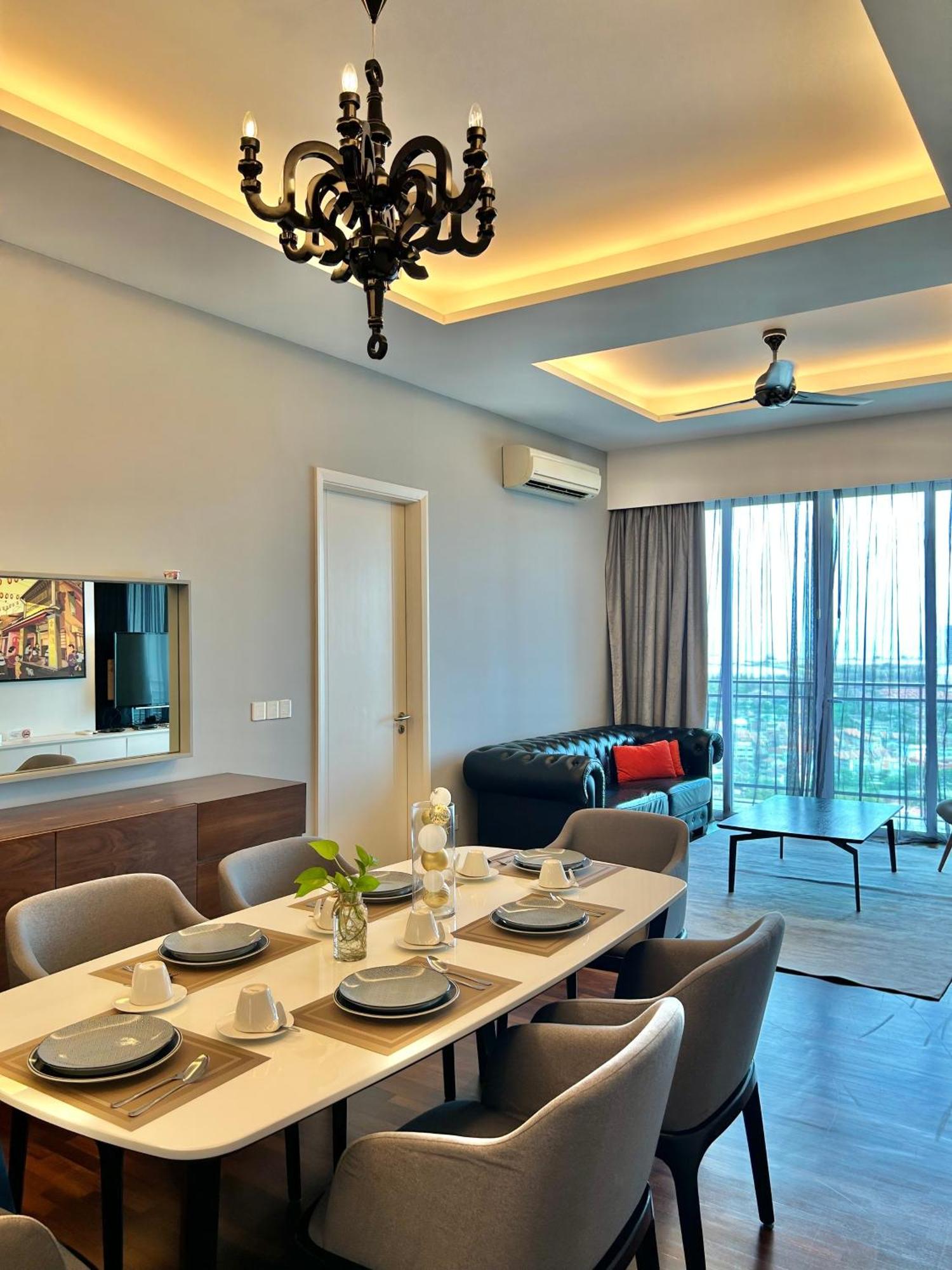 Luxury 3Br Penthouse I The Shore Hotel & Residence I Seaview I Poolview I 6-9Pax 豪华3房顶层公寓 Malacca Bagian luar foto